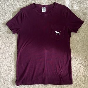 PINK Maroon Tee